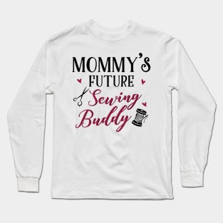 Sewing Mom and Baby Matching T-shirts Gift Long Sleeve T-Shirt